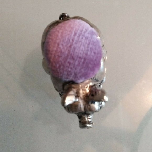 A E Williams Pewter PIG Pin Cushion Made England - Picture 7 of 7